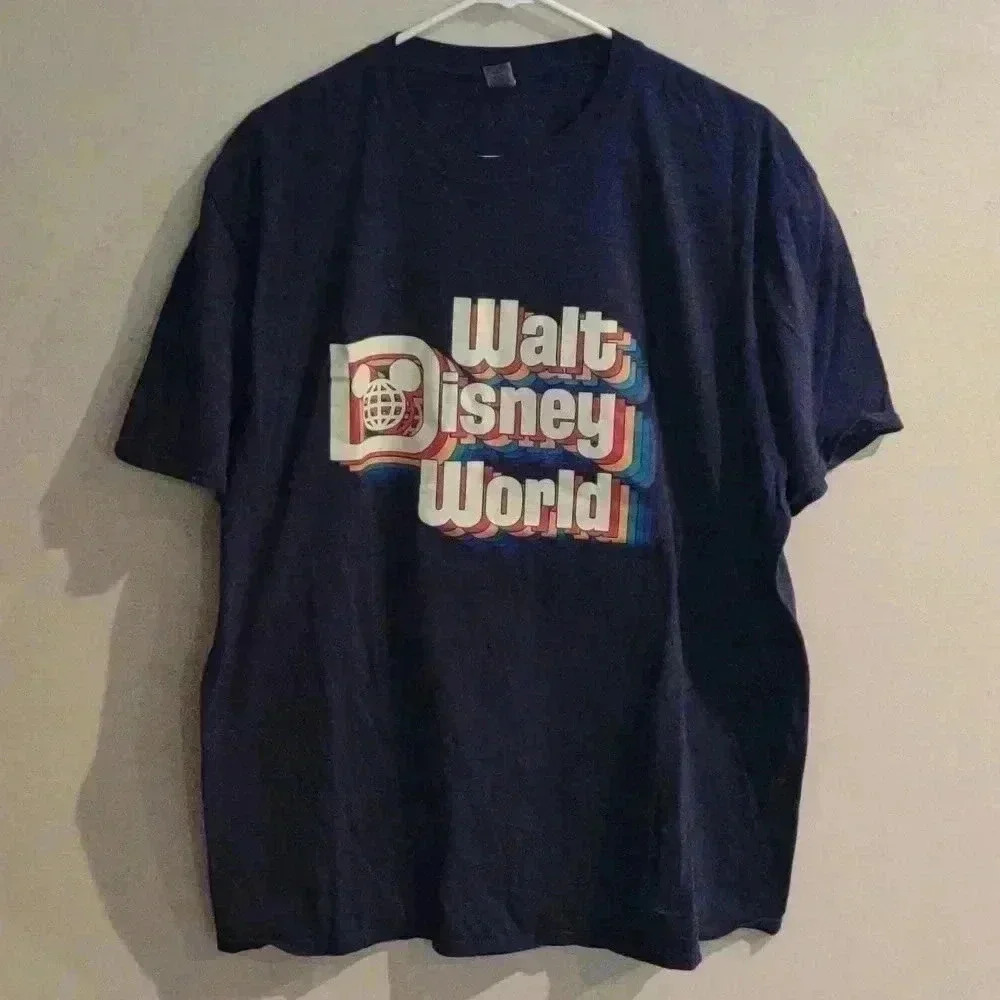 Men's vintage style graphic Disney T-shirt‎ navy size Xlg